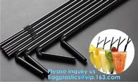 PLA Plant Based, Individual Wrap, Cocktail Drinking Straw, Eco Friendly, Corn Starch, Flexi, Spoon, Fork, Cultery