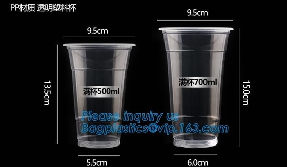 PLA compostabale Cup, PET Cup, PP Cup, PS Top Snack Cup Straw, Food Takeout Box, Salad Plastic Bowl Pulp