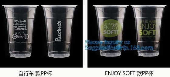 PLA compostabale Cup, PET Cup, PP Cup, PS Top Snack Cup Straw, Food Takeout Box, Salad Plastic Bowl Pulp