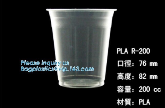 PLA compostabale Cup, PET Cup, PP Cup, PS Top Snack Cup Straw, Food Takeout Box, Salad Plastic Bowl Pulp