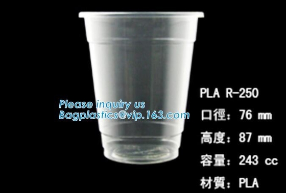 PLA compostabale Cup, PET Cup, PP Cup, PS Top Snack Cup Straw, Food Takeout Box, Salad Plastic Bowl Pulp