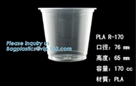 PLA compostabale Cup, PET Cup, PP Cup, PS Top Snack Cup Straw, Food Takeout Box, Salad Plastic Bowl Pulp
