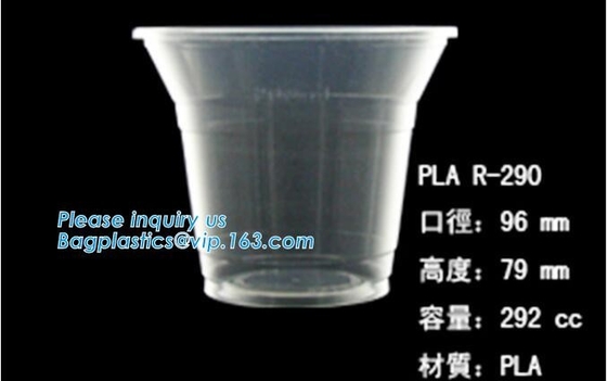 PLA compostabale Cup, PET Cup, PP Cup, PS Top Snack Cup Straw, Food Takeout Box, Salad Plastic Bowl Pulp