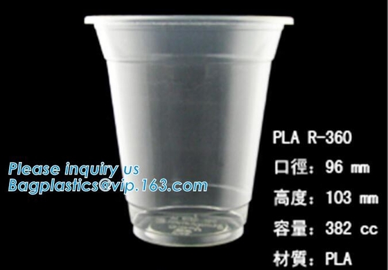 PLA compostabale Cup, PET Cup, PP Cup, PS Top Snack Cup Straw, Food Takeout Box, Salad Plastic Bowl Pulp