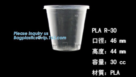 PLA compostabale Cup, PET Cup, PP Cup, PS Top Snack Cup Straw, Food Takeout Box, Salad Plastic Bowl Pulp