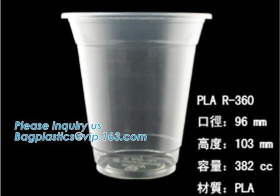 PLA compostabale Cup, PET Cup, PP Cup, PS Top Snack Cup Straw, Food Takeout Box, Salad Plastic Bowl Pulp