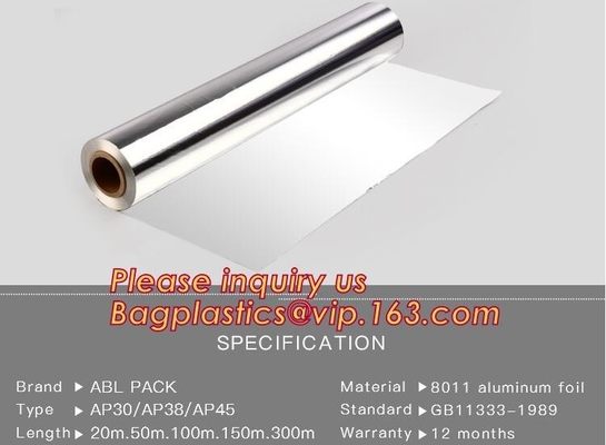 Aluminium Foil Roll, Household, Catering, 8011 Household Jumbo Roll, Alloy, Container Foil, Blister Foil