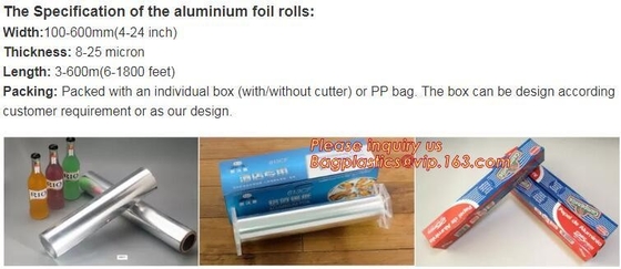 Aluminium Foil Roll, Household, Catering, 8011 Household Jumbo Roll, Alloy, Container Foil, Blister Foil