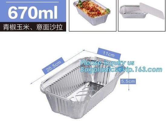 Free Sample, tin storage, Take Out Disposable Food Packaging Airline Foil Container, Compartment Takeaway Box