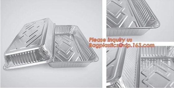 Free Sample, tin storage, Take Out Disposable Food Packaging Airline Foil Container, Compartment Takeaway Box