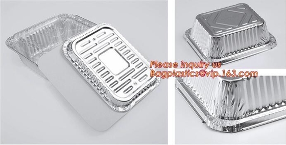 Free Sample, tin storage, Take Out Disposable Food Packaging Airline Foil Container, Compartment Takeaway Box