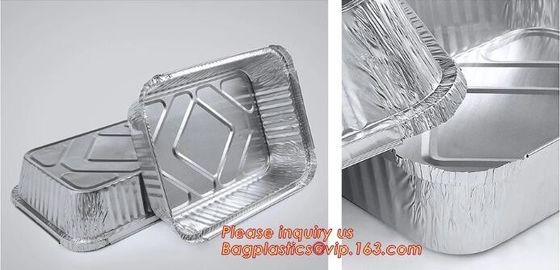 Free Sample, tin storage, Take Out Disposable Food Packaging Airline Foil Container, Compartment Takeaway Box