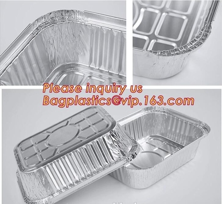 Free Sample, tin storage, Take Out Disposable Food Packaging Airline Foil Container, Compartment Takeaway Box