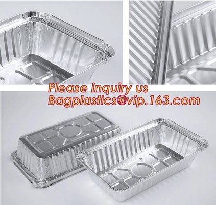Free Sample, tin storage, Take Out Disposable Food Packaging Airline Foil Container, Compartment Takeaway Box