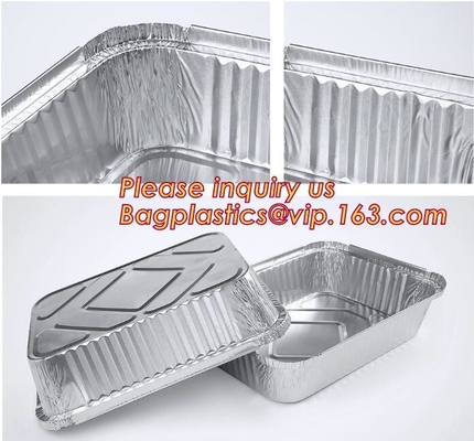 Free Sample, tin storage, Take Out Disposable Food Packaging Airline Foil Container, Compartment Takeaway Box