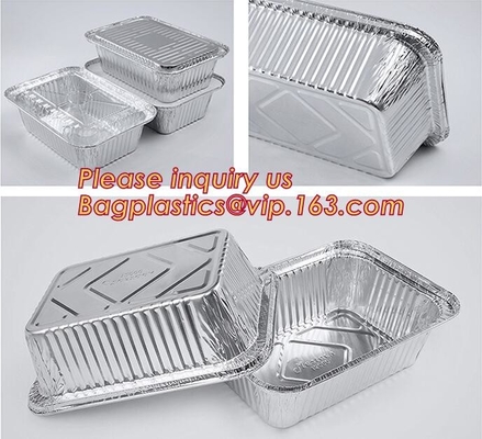 Free Sample, tin storage, Take Out Disposable Food Packaging Airline Foil Container, Compartment Takeaway Box