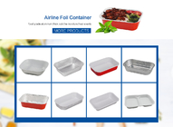 Aireline Rectangle Shaped, Disposable Aluminum Foil Pan, Take-Out Food Containers, Foil Cake Cup