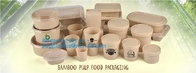 Eco Friendly, Oil Resistant, Salad Soup Rice Noodles Bowl, Bamboo Pulp, Disposable, Kraft Paper Bowl Lid