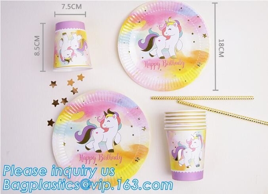 Party Supplies Plate, Cups, Spoons, Fork, Napkins, Dinner Set, Paper And Plastic Dinnerware Set, Tableware