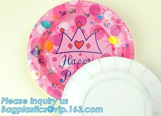 Party Supplies Plate, Cups, Spoons, Fork, Napkins, Dinner Set, Paper And Plastic Dinnerware Set, Tableware