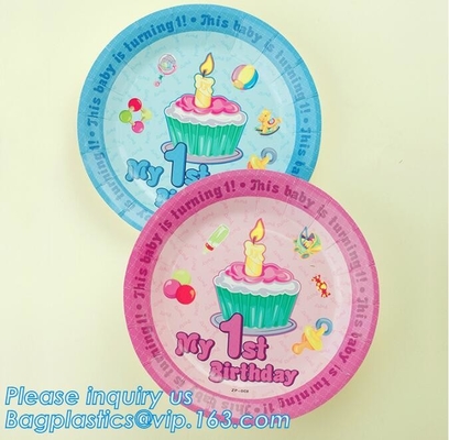 Party Supplies Plate, Cups, Spoons, Fork, Napkins, Dinner Set, Paper And Plastic Dinnerware Set, Tableware