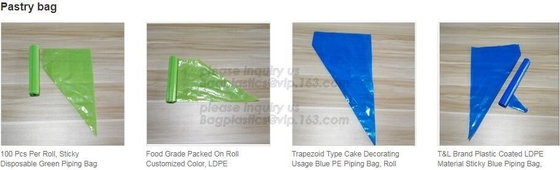 Biodegradable Pastry Piping Bags, Cake Decorating Bags, Baking Cookies Candy Supplies Kits,  Icing Bags