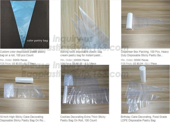 Biodegradable Pastry Piping Bags, Cake Decorating Bags, Baking Cookies Candy Supplies Kits,  Icing Bags