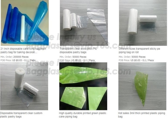 Biodegradable Pastry Piping Bags, Cake Decorating Bags, Baking Cookies Candy Supplies Kits,  Icing Bags