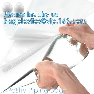 Biodegradable Pastry Piping Bags, Cake Decorating Bags, Baking Cookies Candy Supplies Kits,  Icing Bags