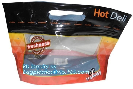 Resealable Grease Proof Bags, Grilled Chicken Bag, Stand Up Roasted  Packaging, Hot Roast Pouch Anti Fog