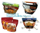 Resealable Grease Proof Bags, Grilled Chicken Bag, Stand Up Roasted  Packaging, Hot Roast Pouch Anti Fog