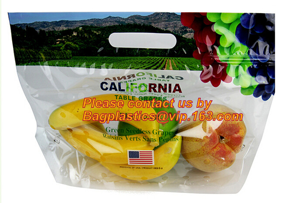 Zipper Pocket, vegetable pack, UV Coating Print Doypack, Food Packaging, fruit Slider Zip lockk Storage Pack