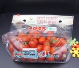Fruit Packing Bags For Grapes Banana Vegetables Stand Up Plastic Food Bags, Stand Up Zipper Bag