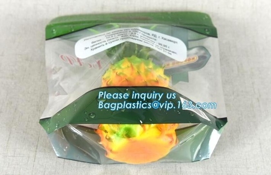 Vented Grape Pouch Bags, Vented Perforated Pepper Zipper Bags, Vented Apple Slider Bags, Air Hole Oranges Bags