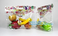 Vented Grape Pouch Bags, Vented Perforated Pepper Zipper Bags, Vented Apple Slider Bags, Air Hole Oranges Bags