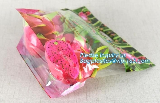 Empaque Alimentos Zip lockk Stand Up Plastic Snack Nut Packaging Bag Mango Dried Fruit Dry Food Packaging Bag