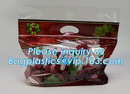 Fresh Lettuce Salad Fruits Pouches BOPP Anti Fog Leafy Vegetables Packaging Bags, vegebag, Print Logo