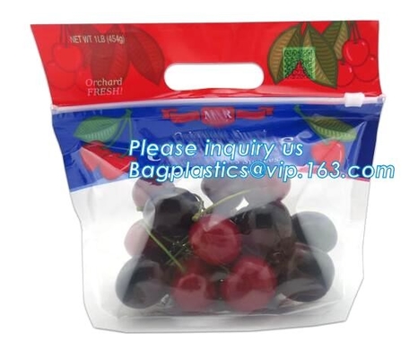 Fresh Lettuce Salad Fruits Pouches BOPP Anti Fog Leafy Vegetables Packaging Bags, vegebag, Print Logo