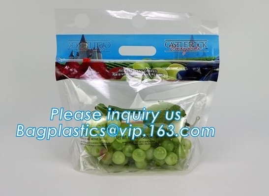 Fresh Lettuce Salad Fruits Pouches BOPP Anti Fog Leafy Vegetables Packaging Bags, vegebag, Print Logo