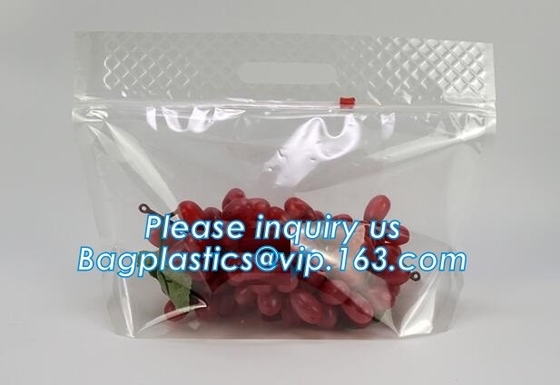 Fresh Lettuce Salad Fruits Pouches BOPP Anti Fog Leafy Vegetables Packaging Bags, vegebag, Print Logo