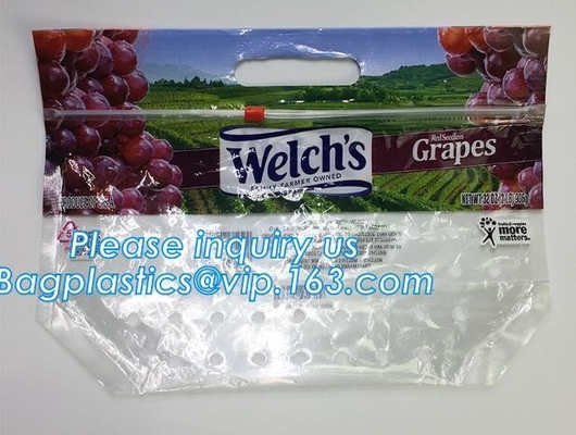 Fresh Lettuce Salad Fruits Pouches BOPP Anti Fog Leafy Vegetables Packaging Bags, vegebag, Print Logo