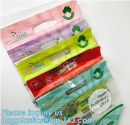 Fresh Lettuce Salad Fruits Pouches BOPP Anti Fog Leafy Vegetables Packaging Bags, vegebag, Print Logo