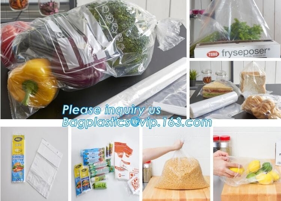 Fresh Lettuce Salad Fruits Pouches BOPP Anti Fog Leafy Vegetables Packaging Bags, vegebag, Print Logo