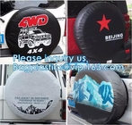 Custom Car Wheel Spare Wheel Cover Tyre, Spare Tire Cover, PVC, PU, Oxford, Nylon, Pajero Spare Tire Cover