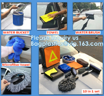 Car Clean Accesories Car Washing Cleaning Set 7 In 1 Portable Car Wash Kit, Brush Mop, Microfiber Car Towel