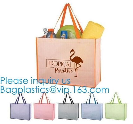 Nonwoven fabric Grocery Tote, Reinforced Handle Heavy Duty Large Shopping, Kitchen Reusable box bags