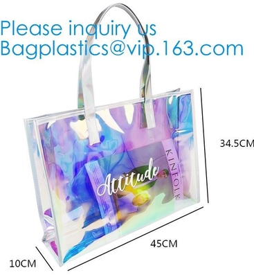 Hologram Clear Bag, Great For Sports Games, Work, Security Travel, Stadium Venues Or Concert