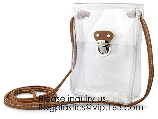 Drawstring Bags, Waterproof Small Clear Bag For Stadium Colleges Sport Event Work Concert Security Approved