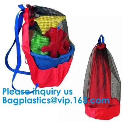 Mesh Beach Bags Totes, Extra Large Pockets, Oversized Big Duffle Bag, net bags, Grocery Produce Pockets