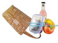 Durable Tyvek Lunch Bag, DUPONT PAPER, Foldable Insulated, Fibers Innovation Bag Thermal Bag Food Bags